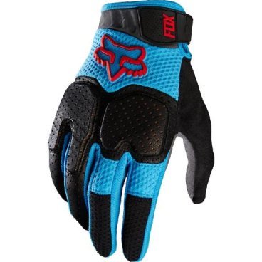 Велоперчатки Fox Unabomber Glove Cyan, синие, 2016