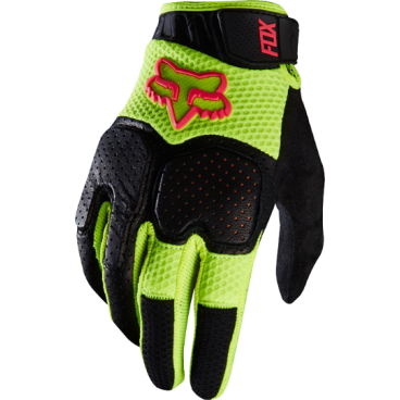 Велоперчатки Fox Unabomber Glove, неоново- красные, 2016