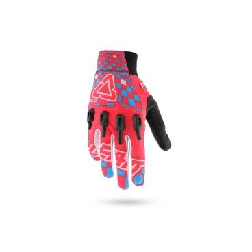 Велоперчатки Leatt DBX 3.0 X-Flow Glove, красно-сине-белые, 6016000182