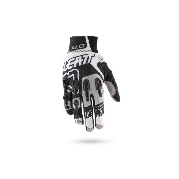 Велоперчатки Leatt DBX 4.0 Lite Glove, черно-серо-белые, 6016000261