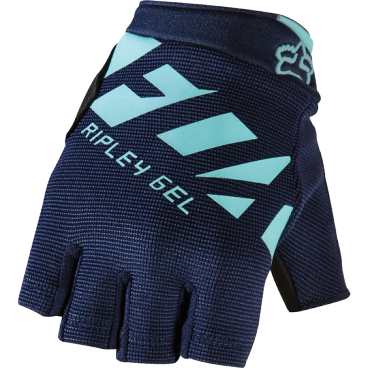 Фото Велоперчатки женские Fox Ripley Gel Short Womens Glove, синие, 2017, 18477-231-L