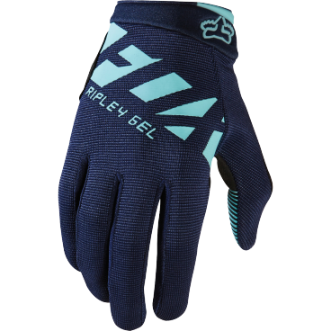 Фото Велоперчатки женские Fox Ripley Gel Womens Glove, синие, 2017, 18476-231-L