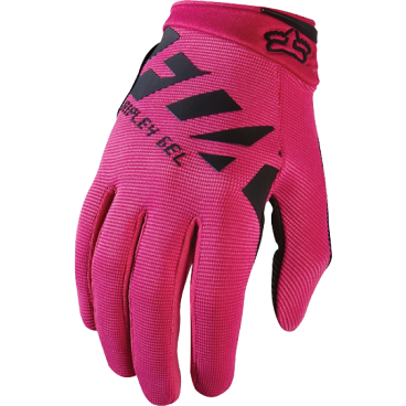 Велоперчатки женские Fox Ripley Gel Womens Glove, черно-розовые, 2017