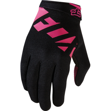 Велоперчатки женские Fox Ripley Womens Glove, черно-розовые, 2017