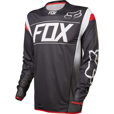 Велоджерси Fox Flexair DH LS, черно-белый, 15221-018-L