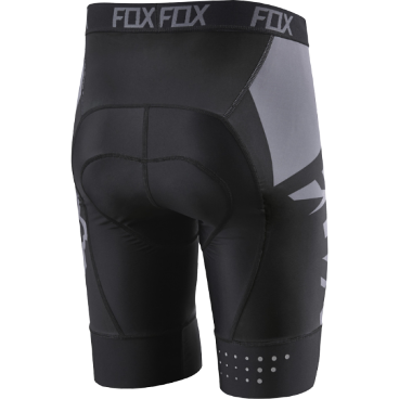 Велотрусы Fox Ascent Comp Short, черно-серый, полиэстер, 15868-001-S