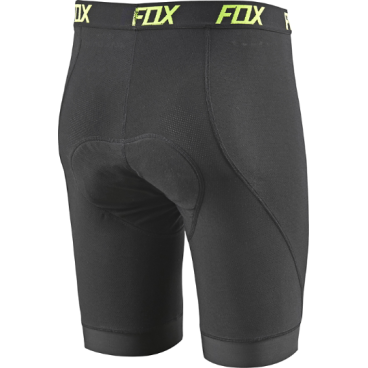 Велотрусы Fox Evolution Comp Liner Short, черный, полиэстер/спандекс