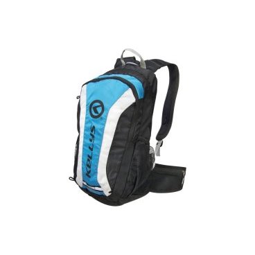 Велосипедный рюкзак KELLYS EXPLORE, объем 20 л, влагостойкий полиэстер, молния YKK, черный/синий