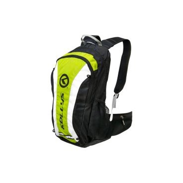 Велосипедный рюкзак KELLYS EXPLORE, объем 20 л, влагостойкий полиэстер, молния YKK, черный/зеленый, FKE92471