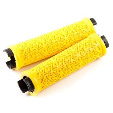 Грипсы велосипедные Colt Bumps, желтый, без фиксаторов, PRO-C558EP