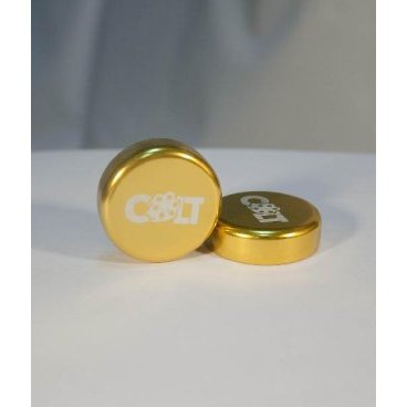 Заглушки руля Colt Lock, пара, золотой, HY-ALC-105-6