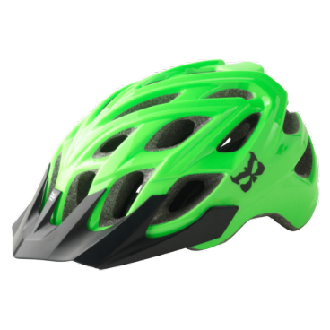 Велошлем KALI Chakra Logo Hi-Viz, зеленый, 4301410615