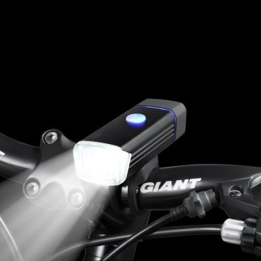 Фонарь велосипедный передний Lumen 201, 300 lumen, USB, 1200mAh, EBL201