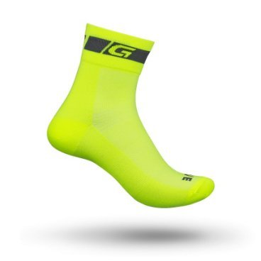 Велоноски GripGrab Summer Sock Hi-Vis, Regular, анатомический покрой, желтый, 3008SHi-Vis Yellow