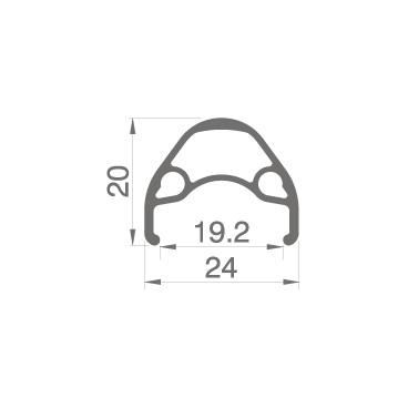 Обод велосипедный Rodi FW Disc, 26", 559X19C, 32H, клёпаный, 477 г, черный, 3042m32ph0