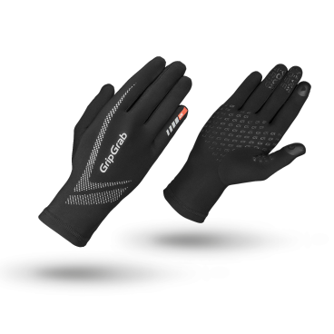 Фото Велоперчатки GripGrab Running Ultralight, черные, 1021XSBlack
