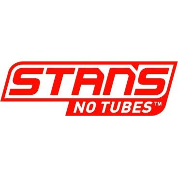 Стикер, название Stans NoTubes WHITE/RED, SMALL, PR, PR0778-02-S