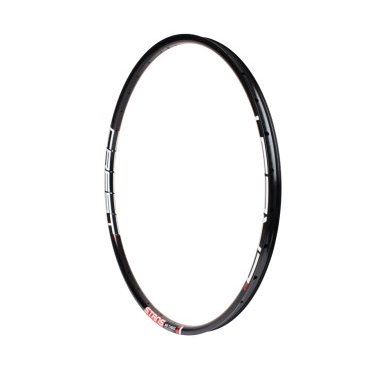 Обод велосипедный 27.5" Stans NoTubes ZTR Crest MK3, 32H, черный, наклейка белый/красный 485C, RTCT70011