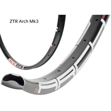 Обод велосипедный 29" Stans NoTubes ZTR Arch MK3, 32H, черный, наклейка белый/красный 485C, RTAT90007