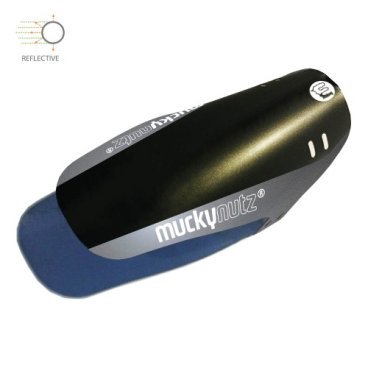 Крыло переднее Mucky Nutz Face Fender Reflective, серый, MN0104