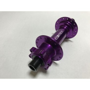 Велосипедная втулка Bitex FB-MTR12-197, задняя, под кассету, 32 спицы, фиолетовая, FB-MTR12-197Purple