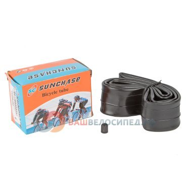 Камера для велосипеда SUNCHASE, натуральная резина, 16x1.75/2.125 A/V автониппель, ZSU60662