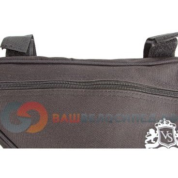 Велосумка под раму Vinca Sport, карман для телефона внутри сумки, 240*180*50мм, черный, FB 05-3