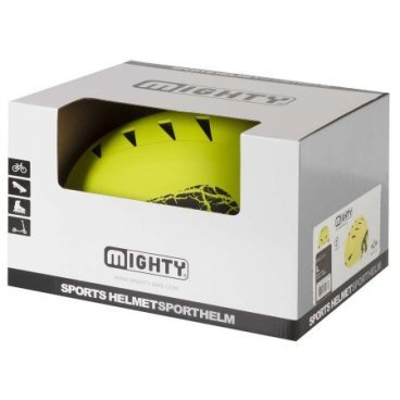 Шлем MIGHTY X-STYLE, ВМХ/FREESTYLE ABS-суперпрочный,  54-58 см, неоново-желтый, 5-731228