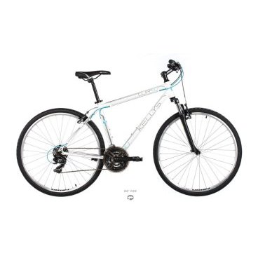 Фото Гибридный велосипед KELLYS CLIFF 10, колёса 28", рама: Al 6061, 21 скорость, белый