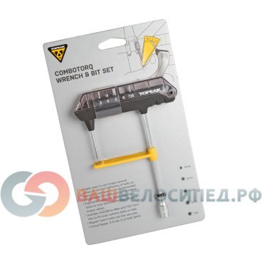 Ключ динамометрический TOPEAK COMBOTORQ WRENCH & BIT SET, TPS-SP07