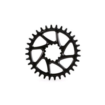 Звезда передняя велосипедная Garbaruk SRAM GXP MTB 30T, алюминий, чёреый, 4820030121218