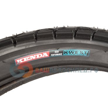 Покрышка велосипедная KENDA 26"х1.95", (50-559), K193 KWEST, 30TPI, cлик, черная, 5-525657