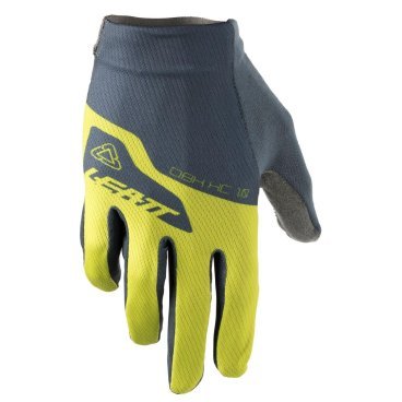 Велоперчатки Leatt DBX 1.0 Glove, желтые, 2018, 6018200162