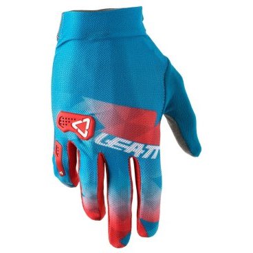 Велоперчатки Leatt DBX 2.0 X-Flow Glove, сине-красные, 2018, 6018100132