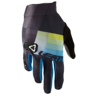 Велоперчатки Leatt DBX 2.0 X-Flow Glove, черно-синие, 2018, 6018100142