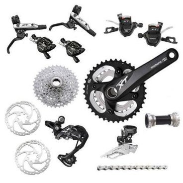 Фото Групсет Shimano XT 2-11S, 36-26, 175 мм, 5360110081