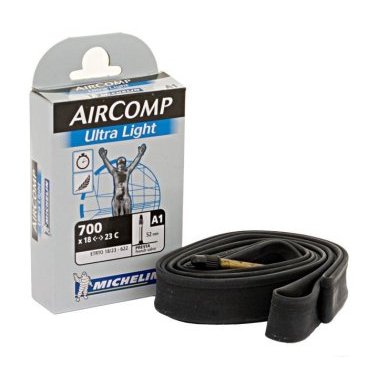 Камера велосипедная Michelin A1 Comp, 700x18/23C, presta, 422204