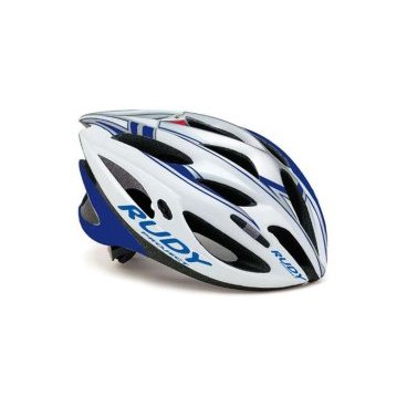 Велошлем Rudy Project ZUMA WHITE/SILVER/BLUE SHINY, HL430002