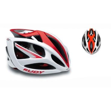 Велошлем Rudy Project AIRSTORM WHITE/RED SHINY, HL540022