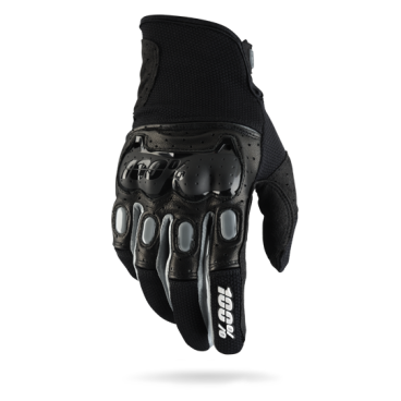 Велоперчатки 100% Derestricted Glove, черно-серый, 2017, 10007-001-12