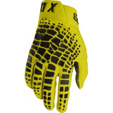 Фото Велоперчатки Fox 360 Grav Glove, желтые, 2018