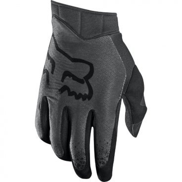 Велоперчатки Fox Airline Moth Glove, черно-серые, 2018, 17287-014-S