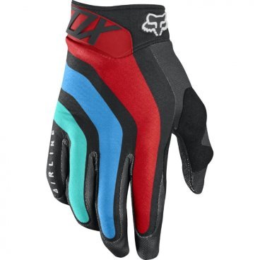 Велоперчатки Fox Airline Seca Glove, серо-красные, 2017, 17288-037-L