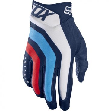 Велоперчатки Fox Airline Seca Glove, синие, 2017, 17288-007-L