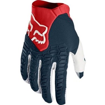 Велоперчатки Fox Pawtector Glove, сине-красные, 2017, 17286-248-L