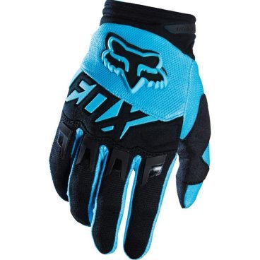 Фото Велоперчатки Fox Dirtpaw Race Glove, голубое, 2016