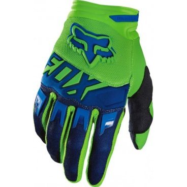 Велоперчатки Fox Dirtpaw Race Glove, зеленые, 2016, 14999-395-M