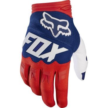 Велоперчатки Fox Dirtpaw Race Glove, красно-белые, 2017, 17291-054-L