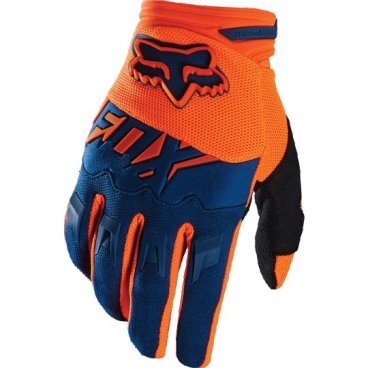Велоперчатки Fox Dirtpaw Race Glove, оранжево-синие, 2016, 14999-592-M