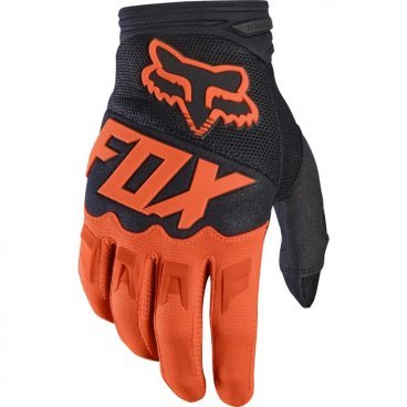 Фото Велоперчатки Fox Dirtpaw Race Glove, оранжевые, 2017, 17291-009-L
